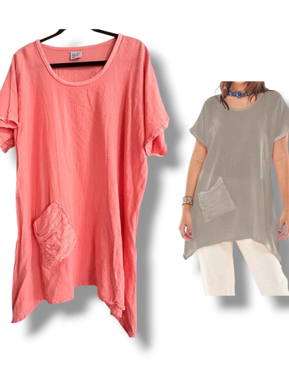 Oh My Gauze! NEW Faith Top in Peach Size 3 US XXL NWT